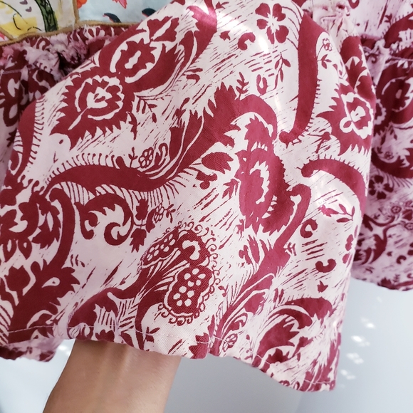 Vintage Inner Child Floral Print Midi Skirt - Picture 7 of 14